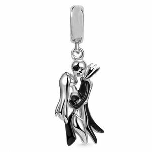 NWOT Disney Nightmare Before Christmas Jack & Sally Dangle Charm Silver 925